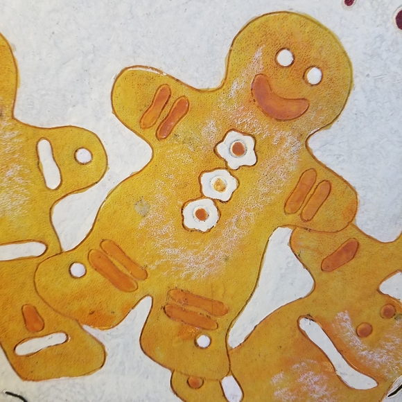 Slate Christmas Gingerbread Men Sign - Picture 5 of 10